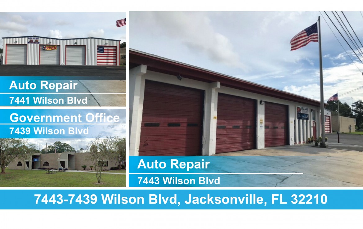 Auto Repair 3 Buildings XERA REALTY INC Jacksonville , Florida