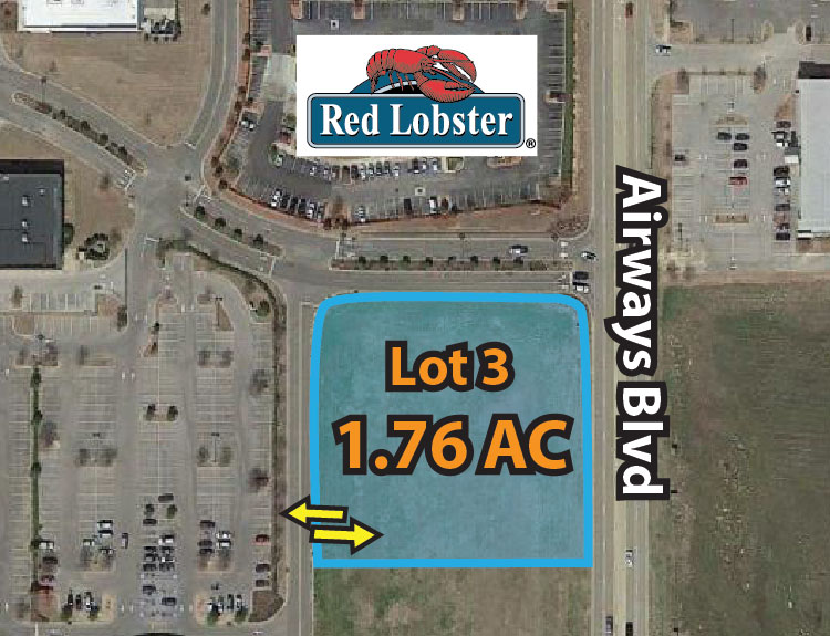 1.76 AC Lot next to Red Lobster